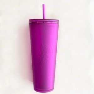 NWT 2022 release Starbucks venti 24 ounces soft touch purple tumbler
